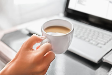 Coffee break at office