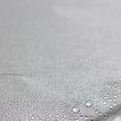Iron silver background is full of little drops