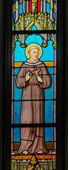 Fototapeta premium Stained Glass of Saint Francis of Assisi