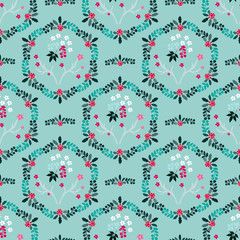 Christmas flower pattern30