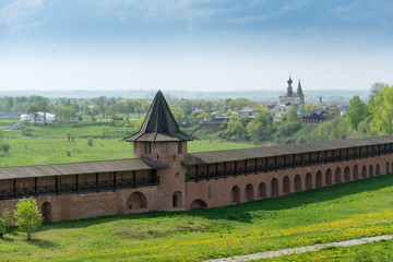 Suzdal. Walls and towers of the Spaso-Efimiev monastery