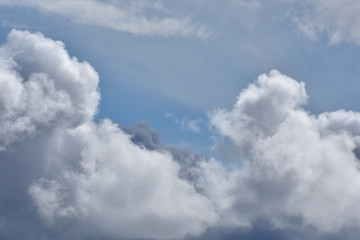 background of beautiful fluffy clouds