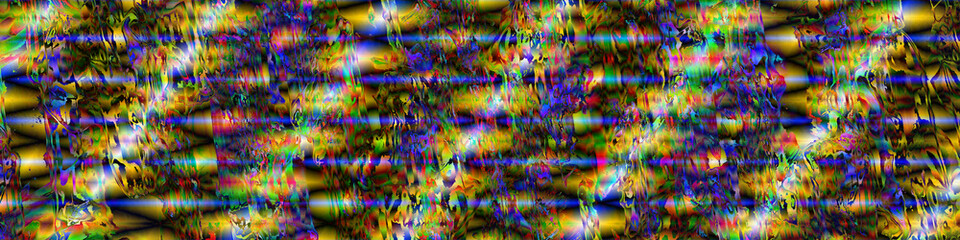 Digital art, abstract panoramic 3D objects, Germany