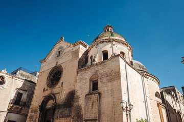 Fototapeta premium The wonderful architecture of the Cathedral in Grottaglie, Puglia