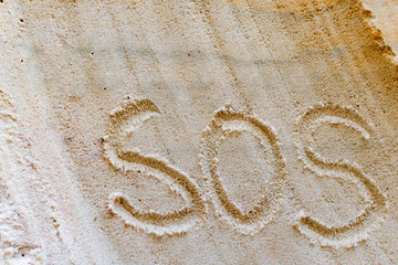 Inscription on the sand