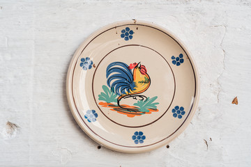 The iconic handicrafted ceramic plate from Grottaglie, Puglia