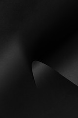 Black monochrome paper abstract background design