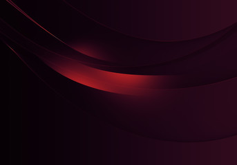 Abstract background waves. Black and burgundy abstract background