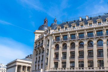 Paris, beautiful building in a chic area of the french capital