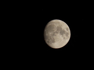 moon in the night sky