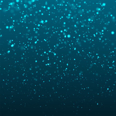 Background with bright dots like snow