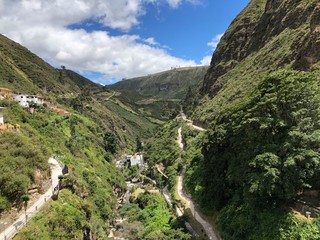 Fototapeta premium view of mountains
