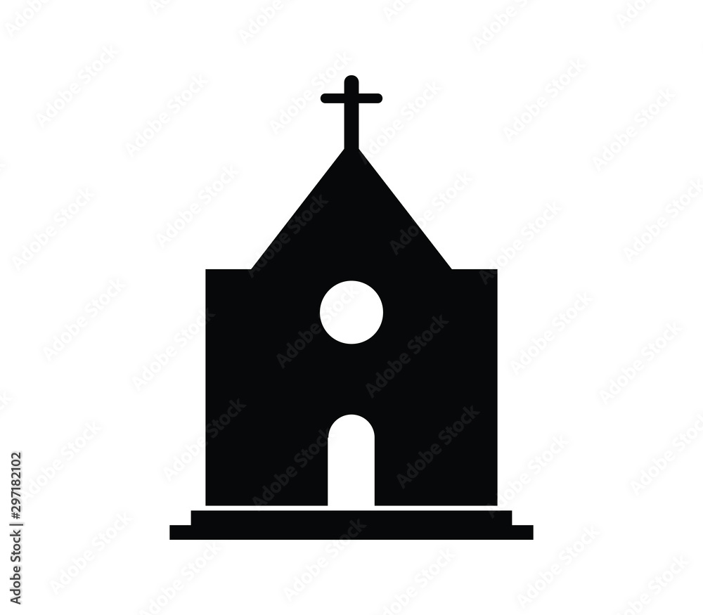 Canvas Prints church icon