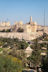 Fototapeta na wymiar The Jerusalem Citadel - The Old City