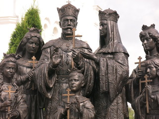 Monument to the Royal family in Diveevo (Nicholas II)