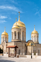 Fototapeta na wymiar Gorney Monastery Church in Jerusalem (Russian Orthodox)