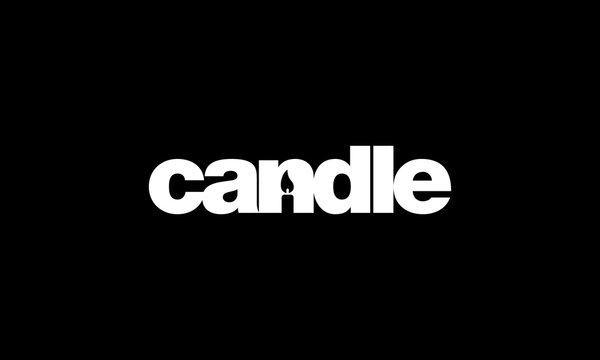 candle logo design inspiration - Vector