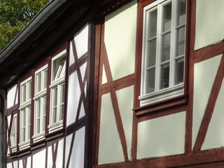 Fachwerkhaus-Fenster