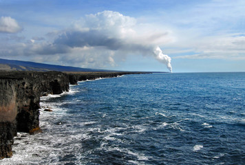 Active Volcano on Big Island