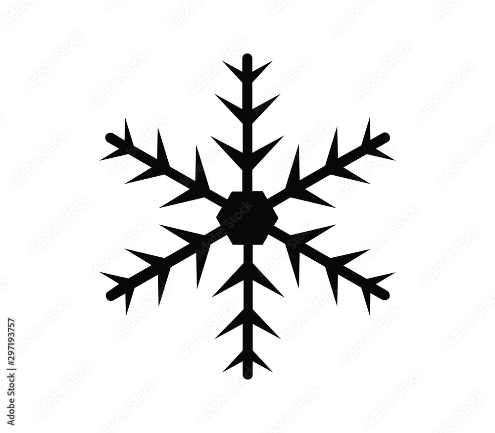 Canvas Prints snowflake icon