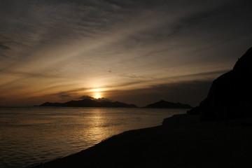 Obraz premium sunset on La Digue