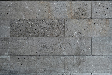 Wall made from cinder blocks background texture