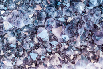 Beautiful quartz crystal texture