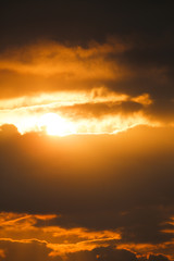 Sunrise with Clouds in Africa