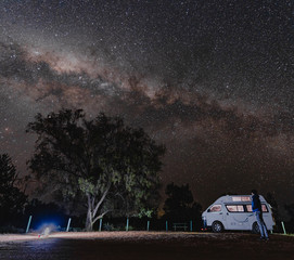 Milky way over the outback