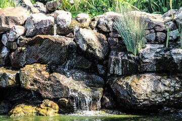 rocks water