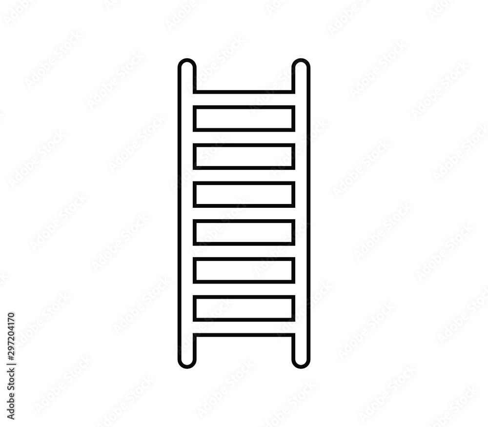 Sticker ladder icon