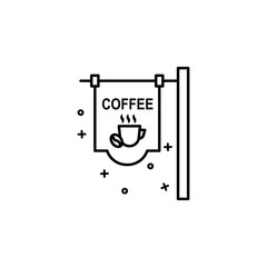 Coffee, cafeteria, bean icon. Simple line, outline vector of coffee icons for ui and ux, website or mobile application