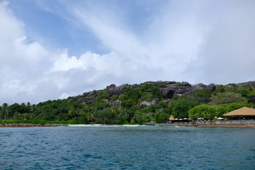 Fototapeta na wymiar The beautiful islands of the Seychelles