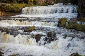 Cascading waterfalls outdoors