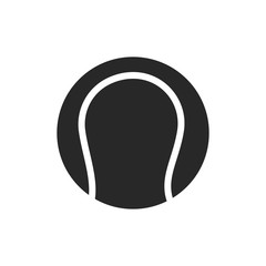 Tennis ball icon vector symbol illustration EPS 10