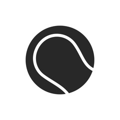 Tennis ball icon vector symbol illustration EPS 10
