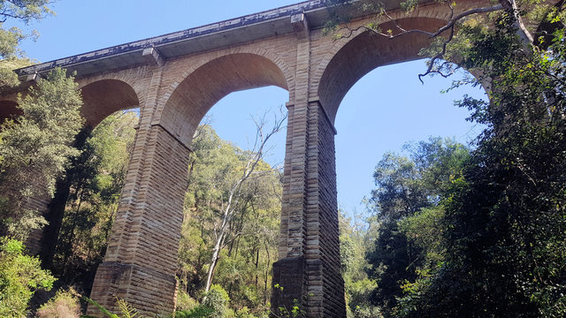 Knapsack Viaduct Lapstone Zig Zag Bridge Blue Mountains Australia