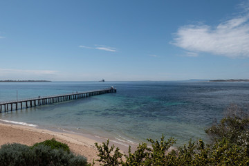 Fototapeta na wymiar Point Lonsdale jetty Victoria Australia