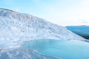 Pamukkale travertines in Turkey, 