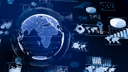 VR 5G AI 人工知能 フィンテック Fintech MaaS ICT ブロックチェーン 3D	