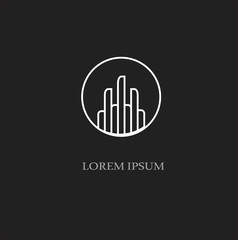 Abstract Logo  design template. line, shape, modern vector illustrasion