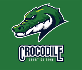 crocodile logo sport for symbol