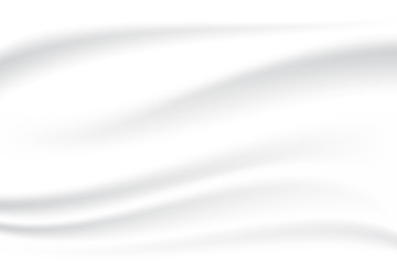 White wrinkle fabric background, abstract vector