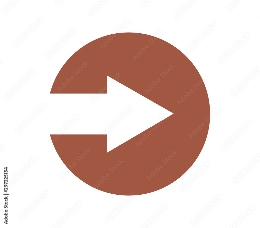 Sticker arrow icon