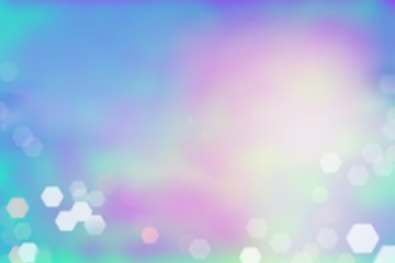 Colorful abstract background with bokeh light for desktop wallpaper for website design, holiday, Christmas and New year background.- Illustration.