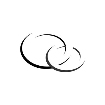 concept of infinity logo design vector illustrations