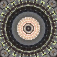 Colorful abstract kaleidoscope pattern background. 