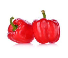 Sweet pepper isolated on white background