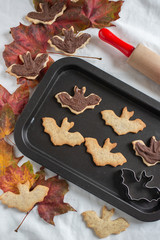 Home made sweet halloween cookies