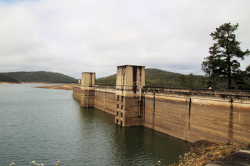 Cordeaux Dam Wall Upstream Side
